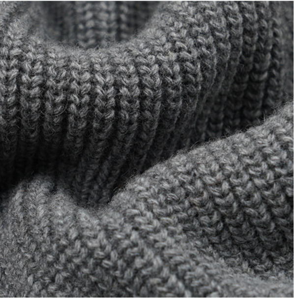 KANGAROO PULLOVER SWEATER  - GREY