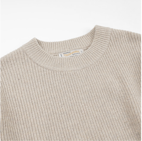KANGAROO PULLOVER SWEATER - OATMEAL