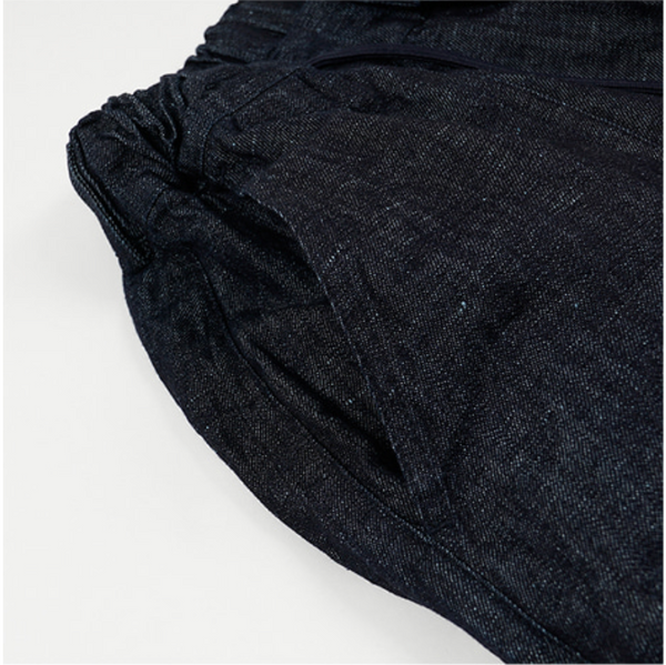 DENIM BALLOON PANTS - INDIGO