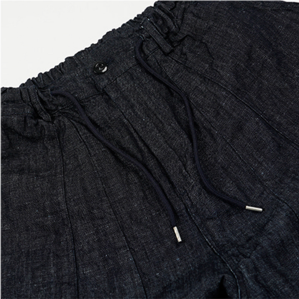 DENIM BALLOON PANTS - INDIGO