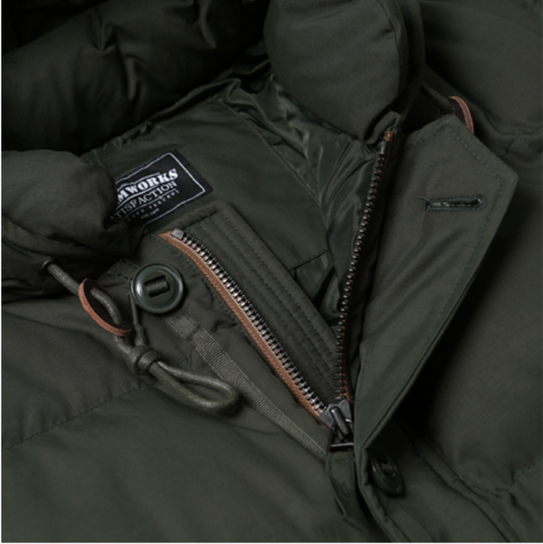 KARAKORAM DOWN PARKA JACKET - DARK GREEN
