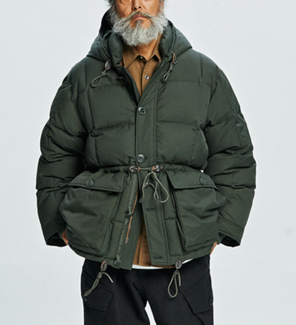 KARAKORAM DOWN PARKA JACKET - DARK GREEN