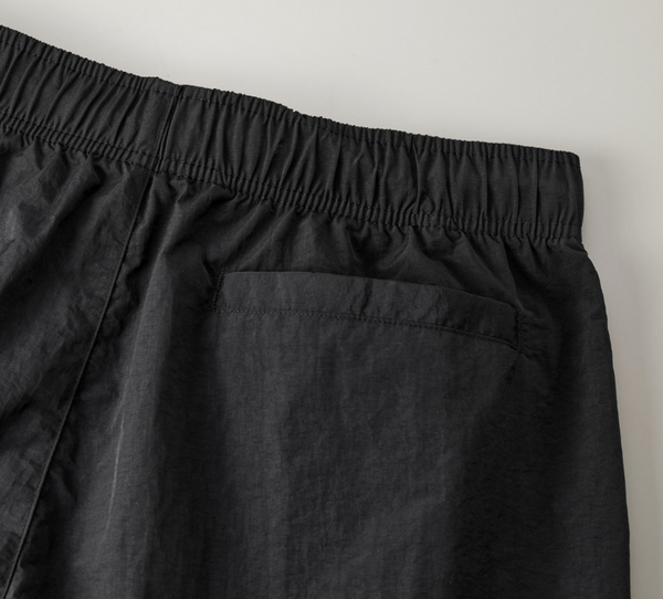 NYLON TRAINING PANT - BLACK