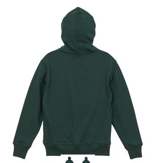 United Athle - 12.7 OZ HEAVY WEIGHT HOODIE - FOREST GREEN -  - Alternative View 1