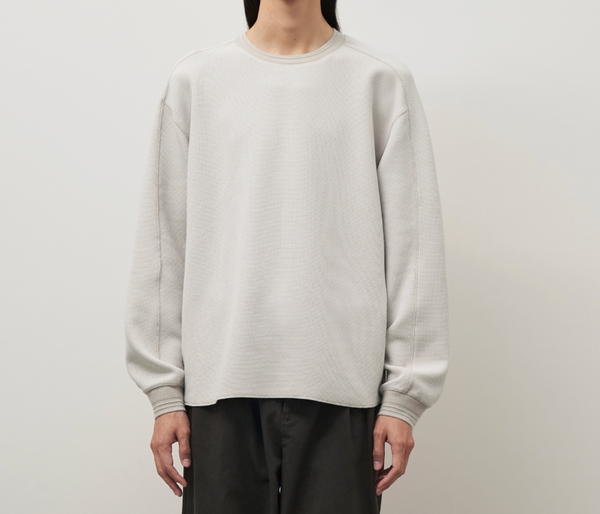 WAFFLE SWEATER - IVORY