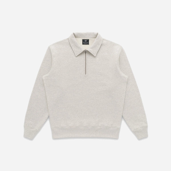 STADIUM LOFT QUARTER ZIP SWEATSHIRT - GREY