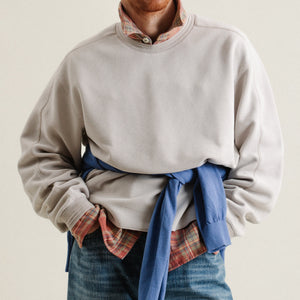 Rough Side - WAFFLE SWEATER - IVORY -  - Alternative View 1