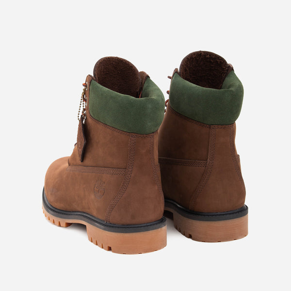 6 INCH PREMIUM SUEDE BOOT - BROWN/GREEN