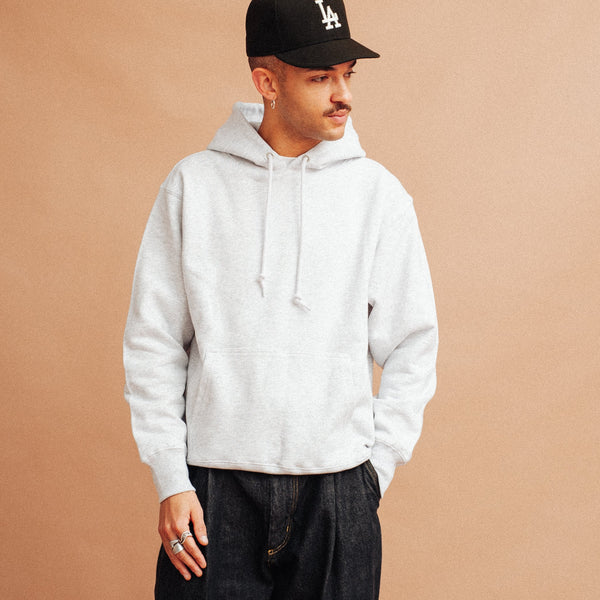 12.7oz HEAVYWEIGHT OVERHEAD HOODIE - ASH