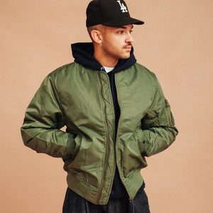 United Athle - MA-1 JACKET - OLIVE -  - Alternative View 1