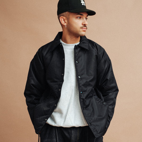 COACH JACKET FUR LINED - BLACK