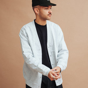 United Athle - JERSEY CARDIGAN - ASH -  - Alternative View 1