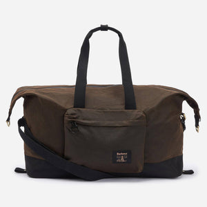 Barbour - FIELD WAX WEEKEND HOLDALL - OLIVE -  - Main Front View