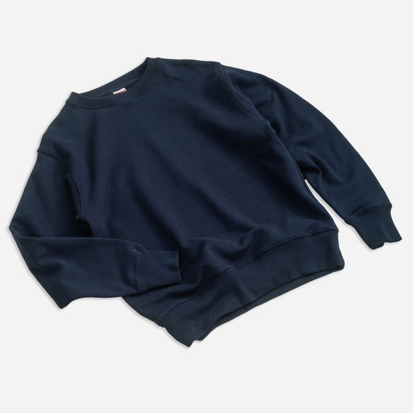 12.7oz  HEAVYWEIGHT CREW NECK SWEATSHIRT - NAVY