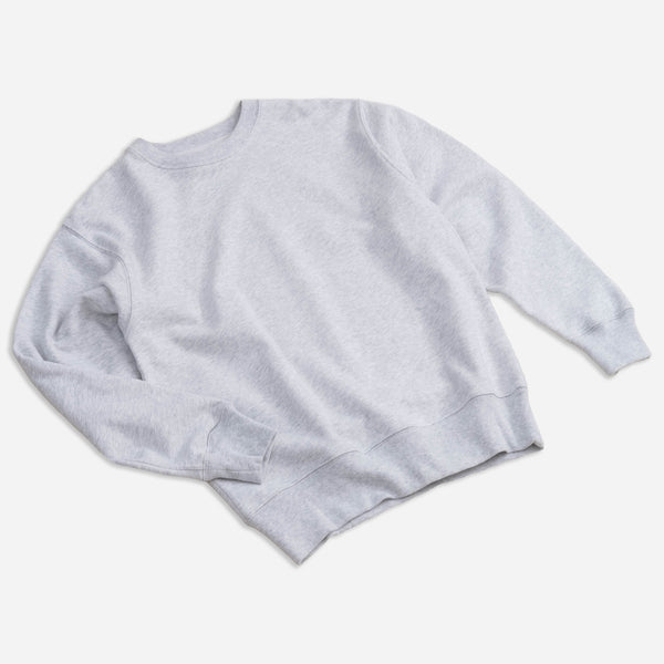 12.7oz HEAVYWEIGHT CREW NECK SWEATSHIRT - ASH