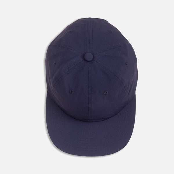 6 PANEL NYLON BASEBALL CAP - NAVY