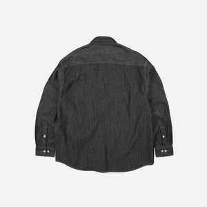 Frizmworks - Frizmworks Utility Flap Pocket Denim Work Shirt - Black -  - Alternative View 1