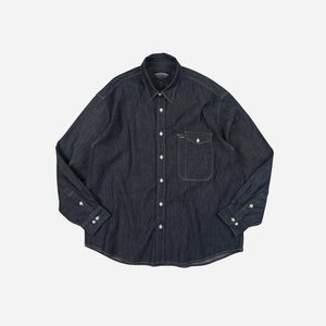Frizmworks - Frizmworks Utility Flap Pocket Denim Work Shirt - Indigo -  - Main Front View