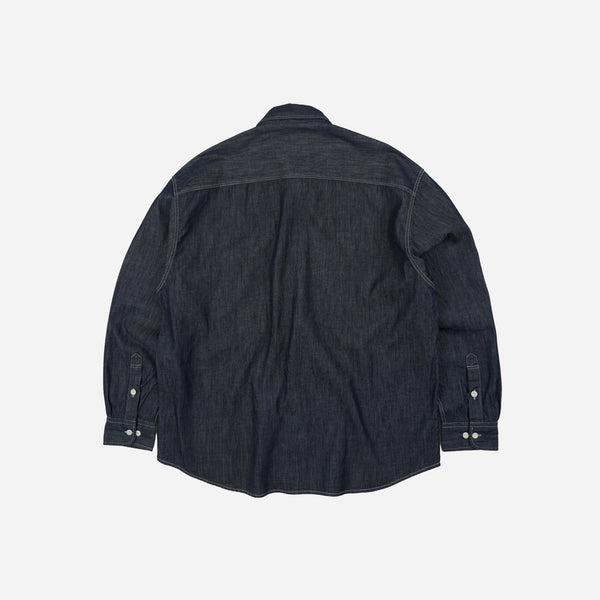 Frizmworks Utility Flap Pocket Denim Work Shirt - Indigo