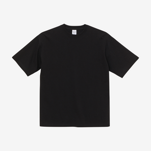 United Athle - 9.1oz  MAGNUM WEIGHT T-SHIRT - BLACK -  - Main Front View