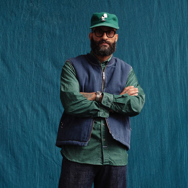 CAVVA FLEECE LINED VEST - NAVY