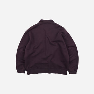 Frizmworks - Frizmworks Vintage Dyeing Half Zip Sweat - Vintage Purple -  - Alternative View 1