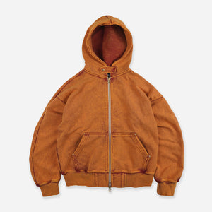 Frizmworks - VINTAGE DYEING HOOD ZIP PARKA - SUNSET -  - Main Front View