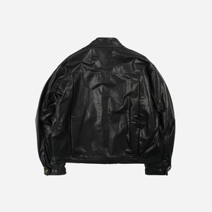 Frizmworks - Frizmworks Waxed Cowhide Buddy Harrington Jacket - Black -  - Alternative View 1