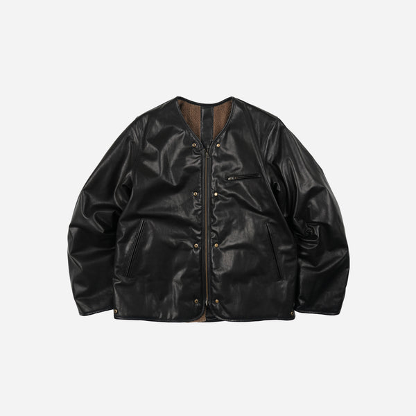 Frizmworks Waxed Cowhide Reversible Liner Jacket - Black