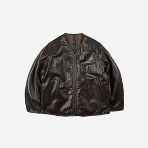 Frizmworks - Frizmworks Waxed Cowhide Reversible Liner Jacket - Brown -  - Main Front View