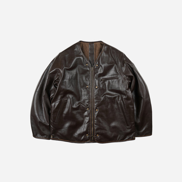 Frizmworks Waxed Cowhide Reversible Liner Jacket - Brown