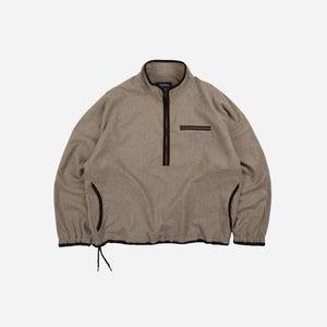 Frizmworks - Frizmworks Wool Half Pullover - Desert Beige -  - Main Front View