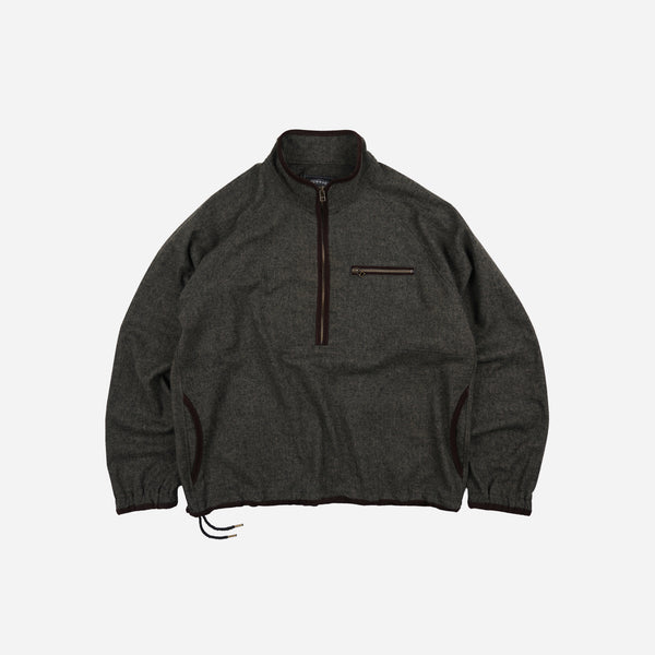 Frizmworks Wool Half Pullover - Forest Black