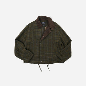 Frizmworks - Frizmworks Wool Heritage Hunting Jacket - Seaweed -  - Main Front View