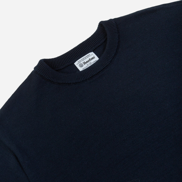 AMERICAN WOOL KNIT CREW - NAVY