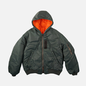 Frizmworks - Frizmworks Active MA-1 Hooded Jacket - Olive -  - Main Front View