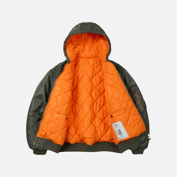 Frizmworks Active MA-1 Hooded Jacket - Olive