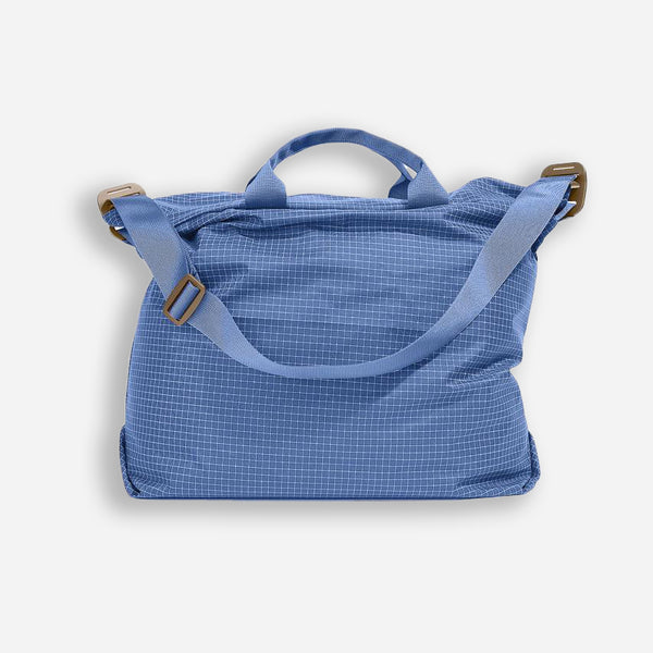 RIPSTOP ZIP TOTE BAG - BLUE