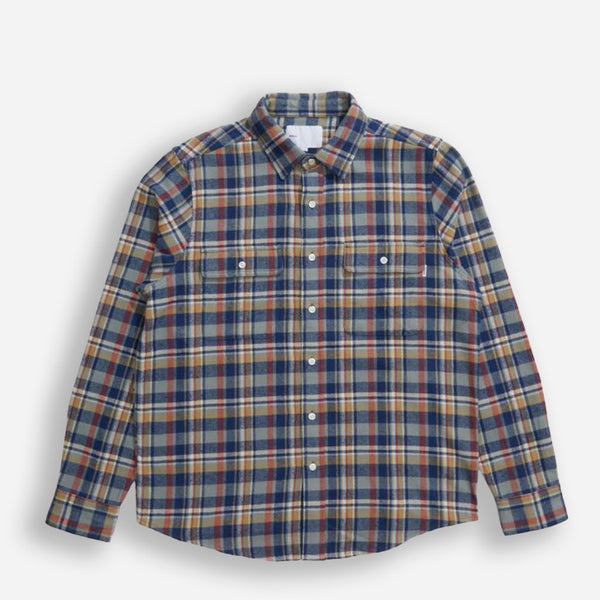 CLASSIC PLAID WORKSHIRT - GREEN CHECK