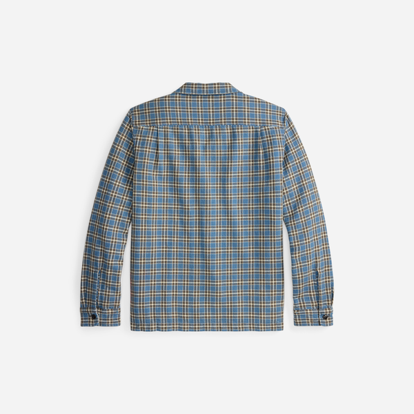 Matlock Camp Long Sleeve Sport Shirt - Blue
