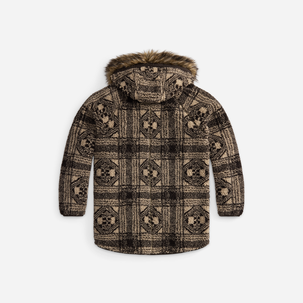 RRL Knit Full-Zip Sweatshirt Cream