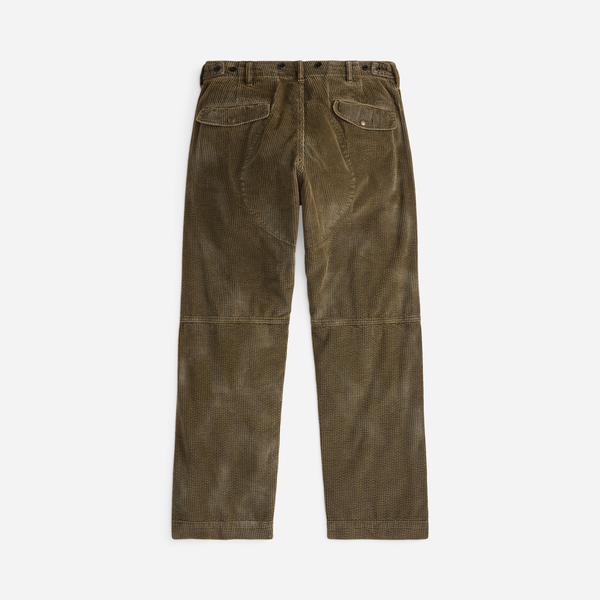 RRL Repaired Corduroy Field Trouser Repaired Distressed Brown