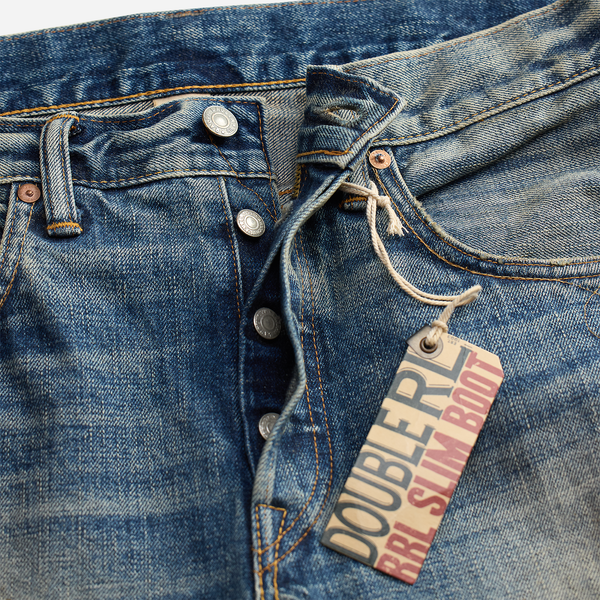 VINTAGE 5 POCKET SELVEDGE JEAN - BRIDGEVIEW WASH