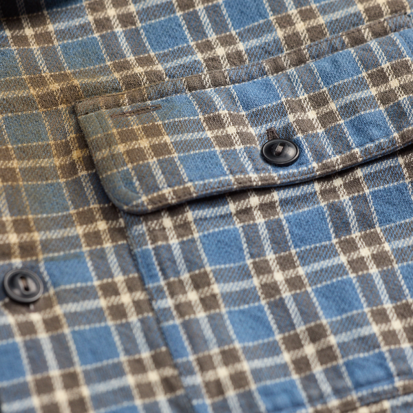 Matlock Camp Long Sleeve Sport Shirt - Blue