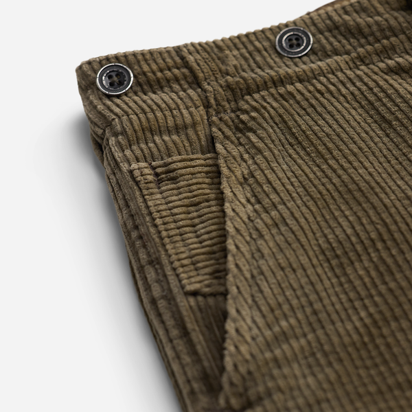 RRL Repaired Corduroy Field Trouser Repaired Distressed Brown