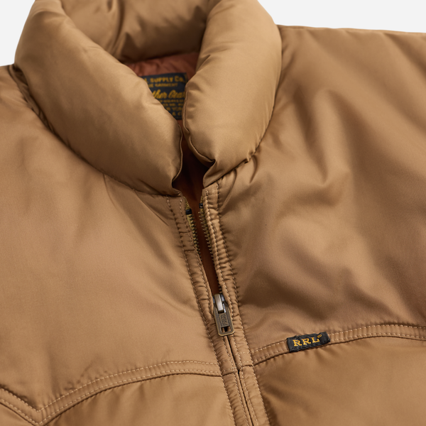 RRL Quilted Western Jacket Copper
