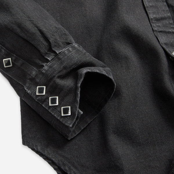 WESTERN DENIM SHIRT - BLACK WASH