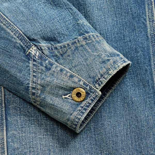 Corduroy Collar Denim Jacket - Wrightsville Wash