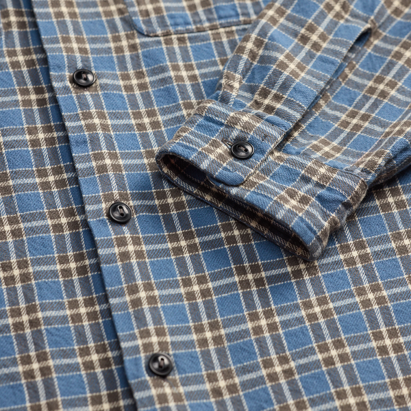 Matlock Camp Long Sleeve Sport Shirt - Blue