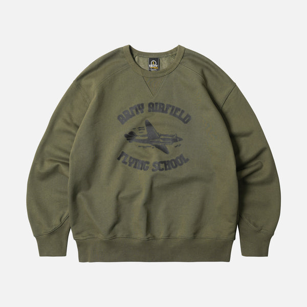 ARMY AIRFIELD SWEATSHIRT - OLIVE